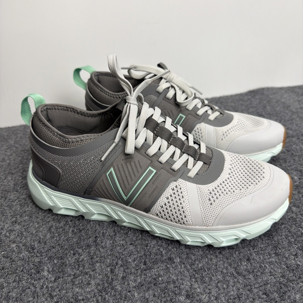 Vionic Women's Size‎ 10 US Captivate Comfort Walking Tennis Shoes Charcoal Mint